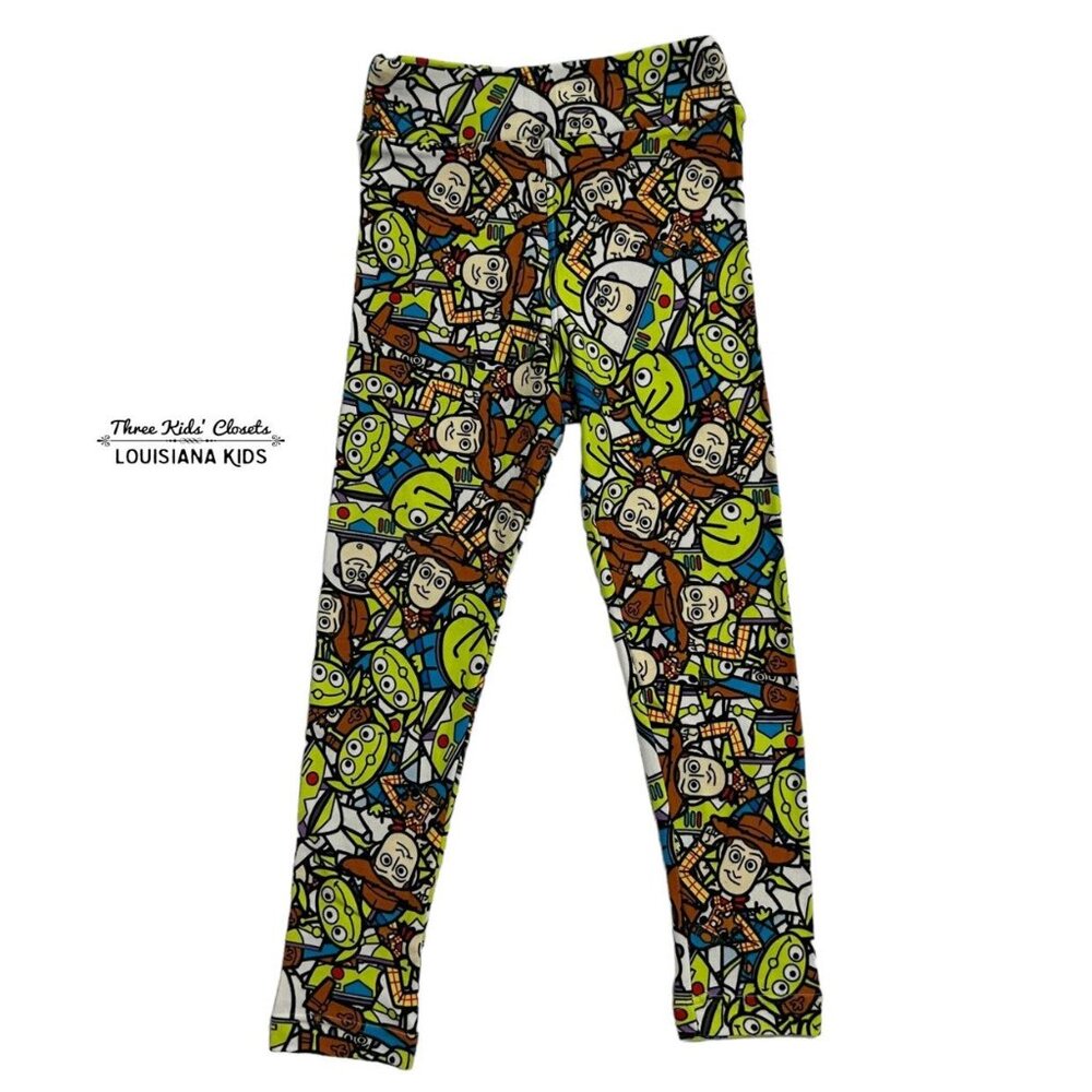 LulaRoe + Disney S/M Toy Story Buzz Lightyear Woody Alien Leggings